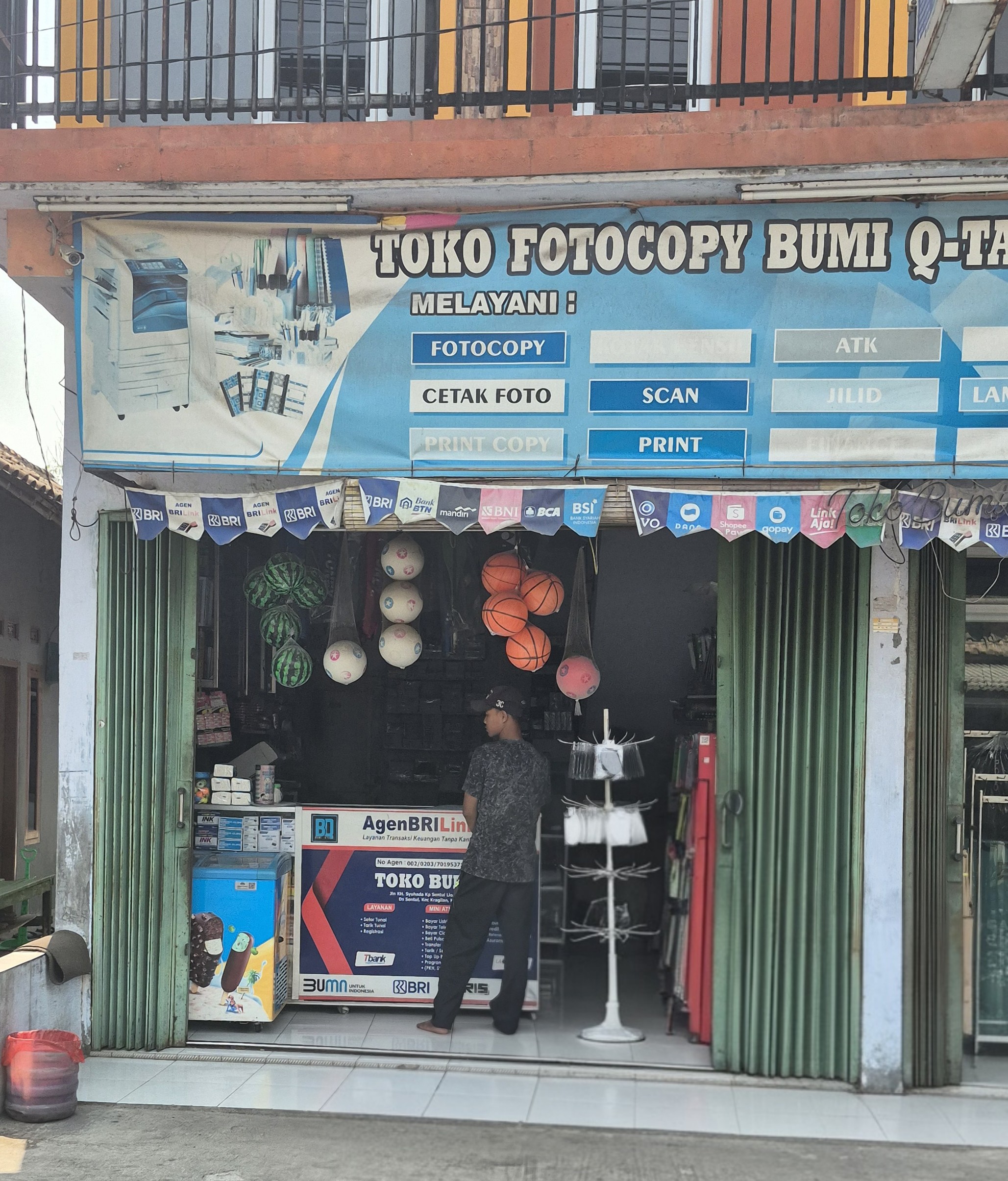 Halaman depan Toko Foto Copy